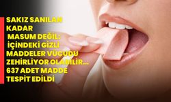 Sakız sanılan kadar masum değil: İçindeki gizli maddeler vücudu zehirliyor olabilir… 637 adet madde tespit edildi