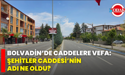 Bolvadin’de Caddelere Vefa: Şehitler Caddesi’nin Adı Ne Oldu?