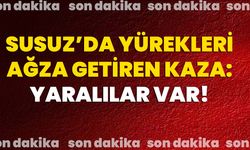 Susuz’da yürekleri ağza getiren kaza: Yaralılar var!