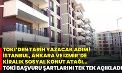 TOKİ’den Tarih Yazacak Adım! İstanbul, Ankara Ve İzmir’de Kiralık Sosyal Konut Atağı… TOKİ Başvuru Şartlarını Tek Tek Açıkladı