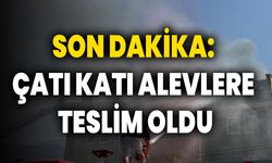 Son Dakika: Çatı Katı Alevlere Teslim Oldu