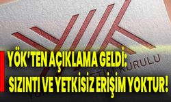 YÖK’ten Açıklama Geldi:  Sızıntı Ve Yetkisiz Erişim Yoktur!