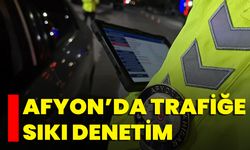 Afyon’da Trafiğe Sıkı Denetim