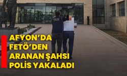 Afyon’da FETÖ’den aranan şahsı polis yakaladı