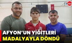 Afyon’un Yiğitleri Madalyayla Döndü