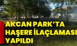 Akcan Park’ta Haşere İlaçlaması Yapıldı