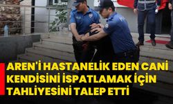 Aren'i hastanelik eden cani kendisini ispatlamak için tahliyesini talep etti
