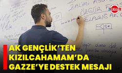 AK Gençlik’ten Kızılcahamam’da Gazze’ye Destek Mesajı