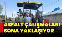 Asfalt çalışmaları sona yaklaşıyor