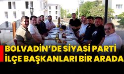 Bolvadin’de Siyasi Parti İlçe başkanları bir arada