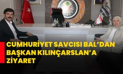 Cumhuriyet Savcısı Bal’dan Başkan Kılınçarslan’a ziyaret