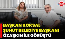 Başkan Köksal Şuhut Belediye Başkanı Özaşkın İle Görüştü