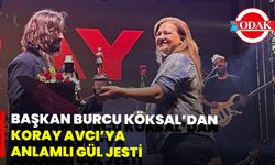 Başkan Burcu Köksal’dan Koray Avcı’ya Anlamlı Gül Jesti