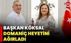 Başkan Köksal Domaniç Heyetini Ağırladı