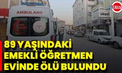 89 Yaşındaki Emekli Öğretmen Evinde Ölü Bulundu