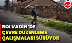 Bolvadin’de Çevre Düzenleme Çalışmaları Sürüyor
