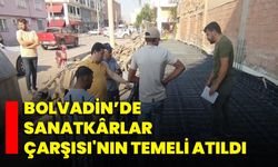 Bolvadin’de Sanatkârlar Çarşısı'nın Temeli Atıldı