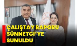 Çalıştay raporu Sünnetci’ye sunuldu
