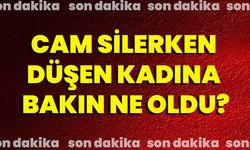 Cam Silerken Düşen Kadına Bakın Ne Oldu?