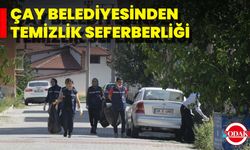 Çay Belediyesinden Temizlik Seferberliği