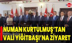 Numan Kurtulmuş’tan Vali Yiğitbaşı’na ziyaret
