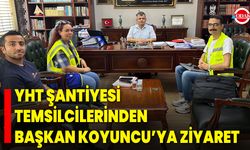 YHT Şantiyesi Temsilcilerinden Başkan Koyuncu’ya Ziyaret