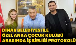 Dinar Belediyesi ile Özel Anka Çocuk Kulübü Arasında İş Birliği Protokolü