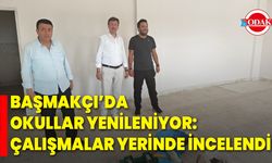 Başmakçı’da Okullar Yenileniyor: Çalışmalar Yerinde İncelendi