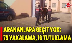 Arananlara Geçit Yok: 79 Yakalama, 16 Tutuklama