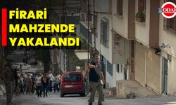 Firari Mahzende Yakalandı