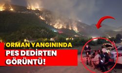 Orman Yangınında Pes Dedirten Görüntü!