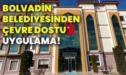 Bolvadin Belediyesinden çevre dostu uygulama!