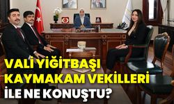 Vali Yiğitbaşı kaymakam vekilleri ile ne konuştu?