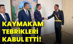 Kaymakam tebrikleri kabul etti!