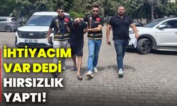 İhtiyacım var dedi hırsızlık yaptı!