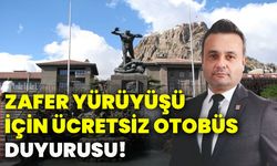 Zafer Yürüyüşü için ücretsiz otobüs duyurusu!