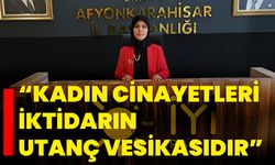 “Kadın Cinayetleri İktidarın Utanç Vesikasıdır”