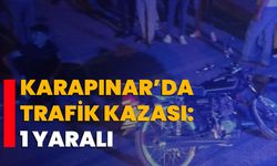 Karapınar’da trafik kazası: 1 yaralı