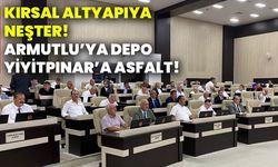 Kırsal altyapıya neşter! Armutlu’ya depo, Yiyitpınar’a asfalt!