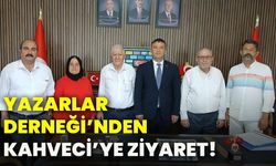Yazarlar Derneği’nden Kahveci’ye ziyaret!