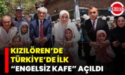 Kızılören’de Türkiye’de İlk “Engelsiz Kafe” Açıldı