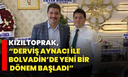 Kızıltoprak, “Derviş Aynacı ile Bolvadin’de yeni bir dönem başladı”
