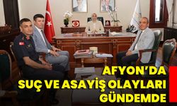 Afyon’da Suç ve Asayiş Olayları  gündemde