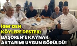 İGM’den köylere destek: Başören’e kaynak aktarımı uygun görüldü!