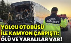 Yolcu otobüsü ile kamyon çarpıştı: Ölü ve yaralılar var!