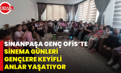 Sinanpaşa Genç Ofis’te Sinema Günleri Gençlere Keyifli Anlar Yaşatıyor