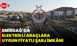 Emirdağ’da Elektrikli Araçlara Uygun Fiyatlı Şarj İmkânı