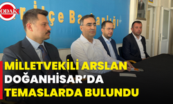 Milletvekili Arslan Doğanhisar’da Temaslarda Bulundu