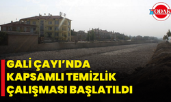 Gali Çayı’nda Kapsamlı Temizlik Çalışması Başlatıldı