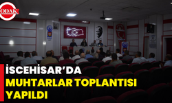 İscehisar’da Muhtarlar Toplantısı Yapıldı